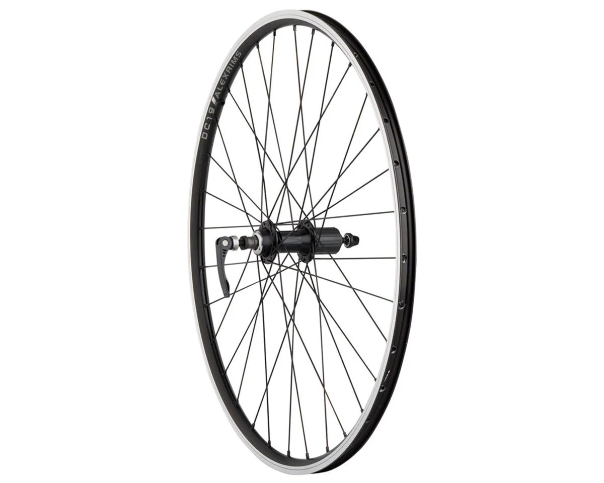 Quality Wheels Value Rim Brake Rear Wheel (Black) (Shimano HG) (QR x 135mm) (26")
